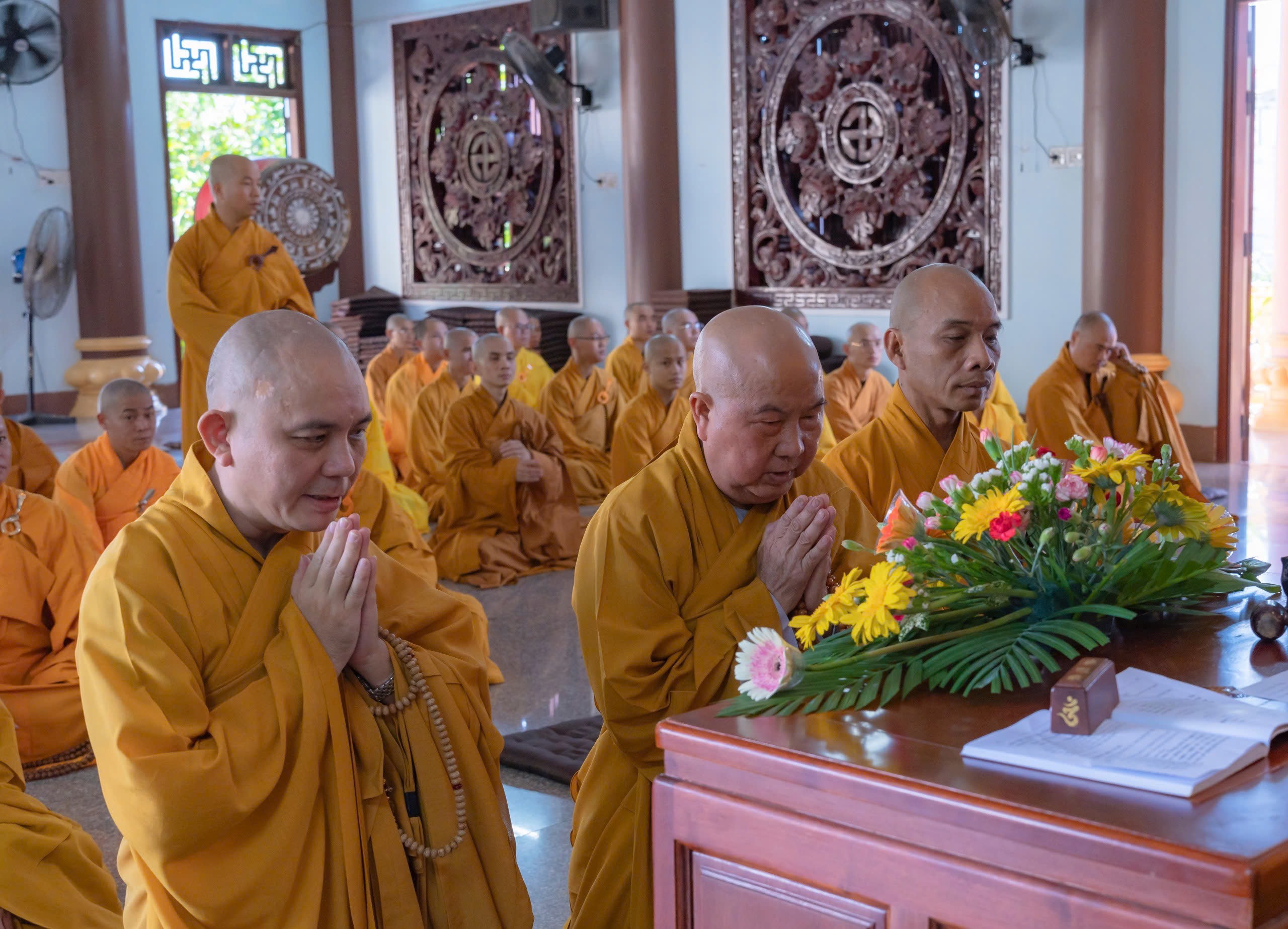 An Nhơn: Trường hạ chùa Thiên An tác pháp Tự tứ kết thúc mùa An cư PL. 2568